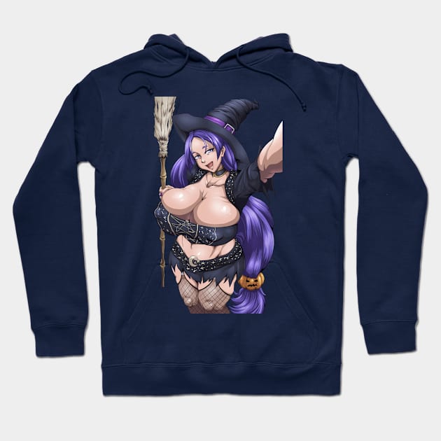 Halloween Witch Mouse :3 Hoodie by Muramasa